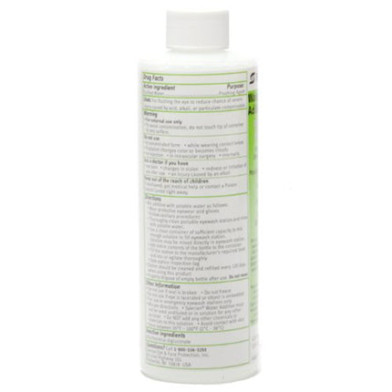 Honeywell 8 Ounce Eye Wash Station Water Preservative Bottle - Hardware X Supply